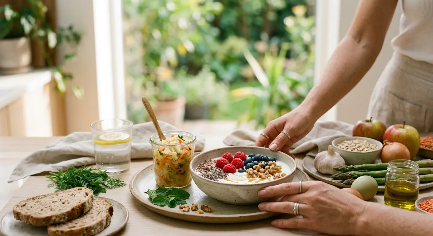 Beyond Hormones: The Gut Microbiome's Role in Menopause Symptoms — science-backed guidance on menopause nutrition for women in menopause