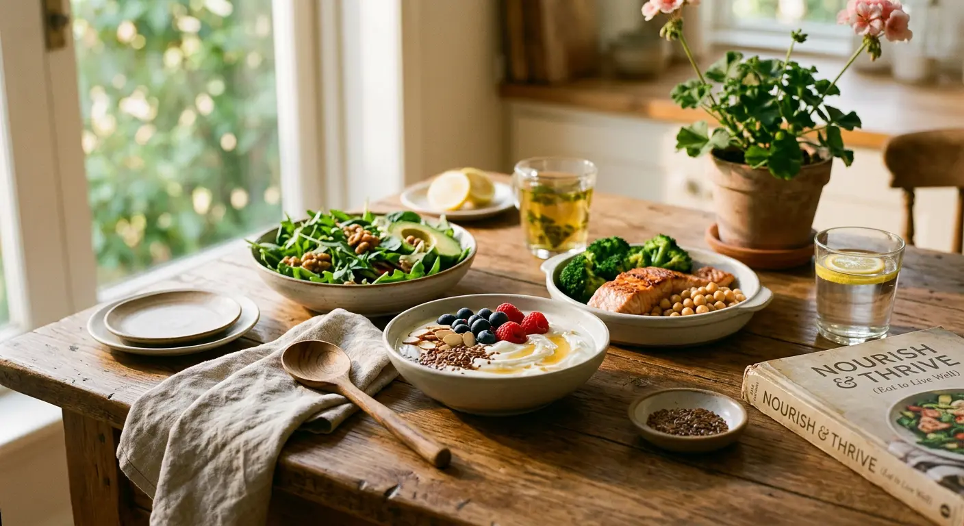 Menopause Nutrition Basics: What to Eat and Why — science-backed guidance on menopause nutrition for women in menopause