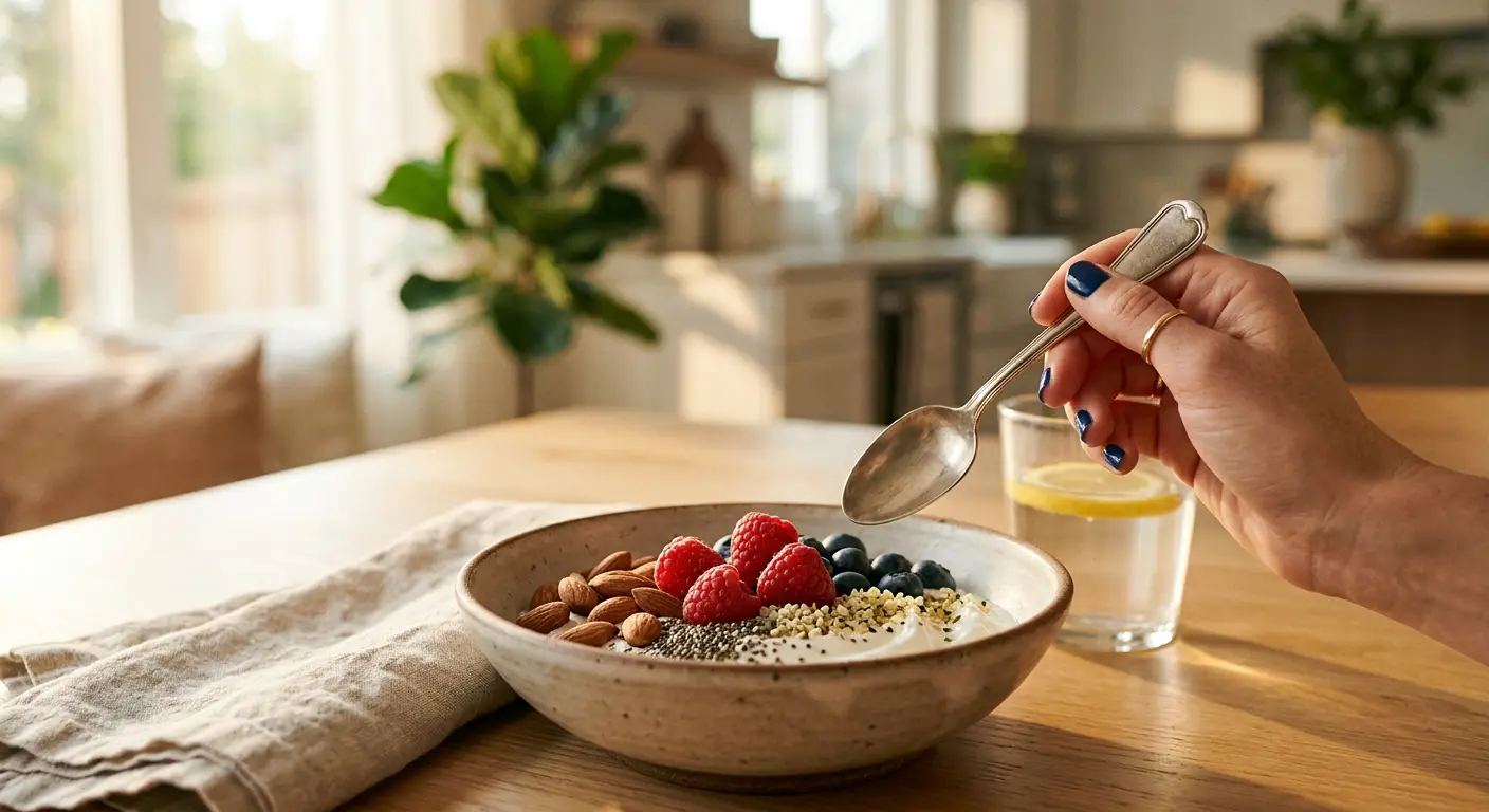 Why Perimenopause Weight Gain Isn't Your Fault: The Protein Leverage Solution — science-backed guidance on perimenopause for women in menopause