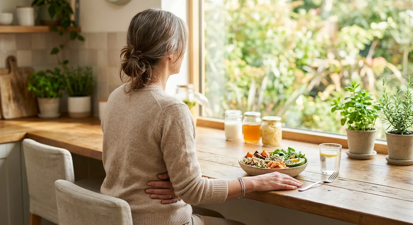 Perimenopause Weight Gain Solutions: The Gut-Estrogen Link — science-backed guidance on weight gain after 40 for women in menopause