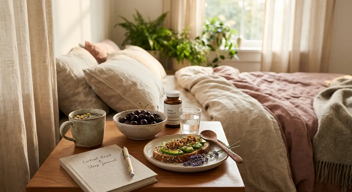 Stop Waking Up at 3 AM: Menopause Sleep & Cortisol Reset — science-backed guidance on sleep & stress for women in menopause