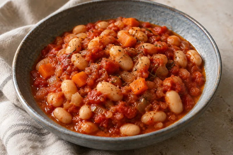 White Bean, Tomato, and Rosemary Stew