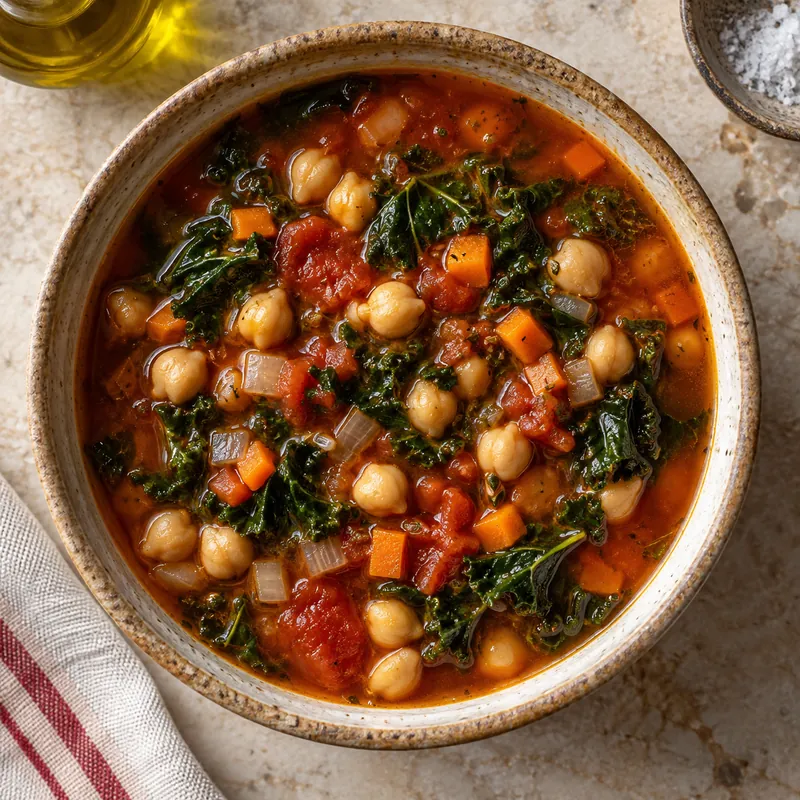 Tuscan Chickpea and Kale Soup