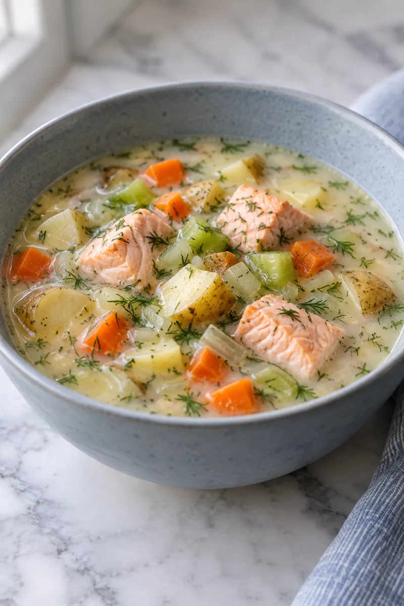 Salmon, Potato, and Dill Chowder