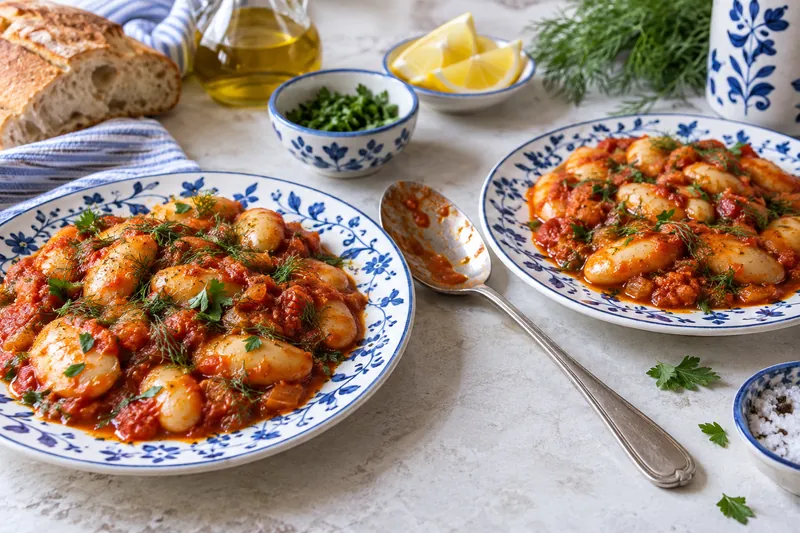 Tomato-Braised Gigantes-Style Beans