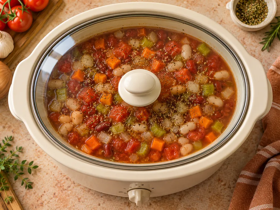 Small-Batch Mediterranean Minestrone: Use small pasta shells