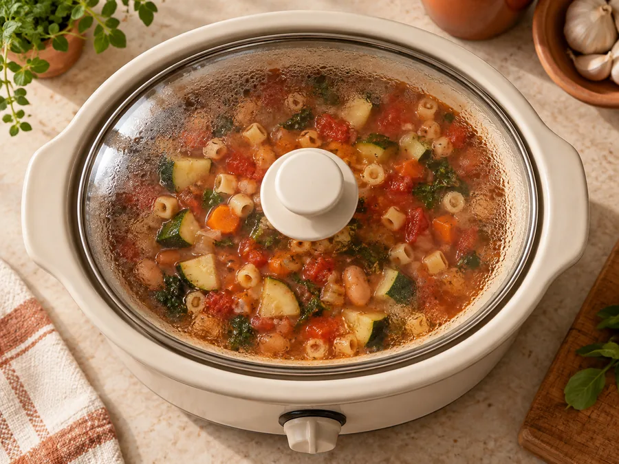Small-Batch Mediterranean Minestrone: Switch to HIGH
