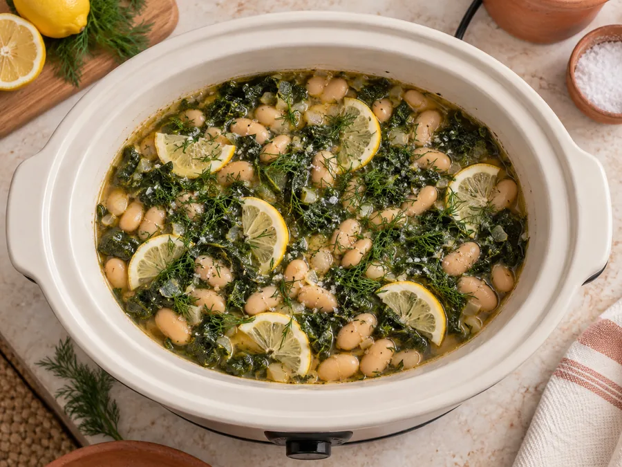 Butter Beans with Lemon and Greens: Add lemon